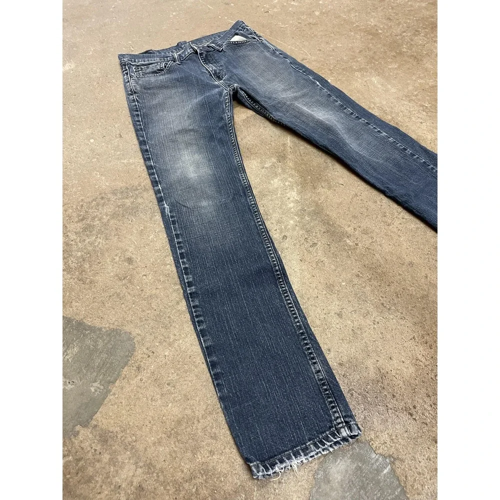 Levis 511 Jeans Mens 32x34 Blue Denim Slim Fit Straight Leg 5-Pocket‎ Zip Fly